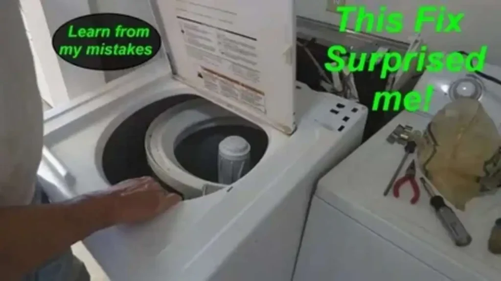 Front load washing machine not spinning well