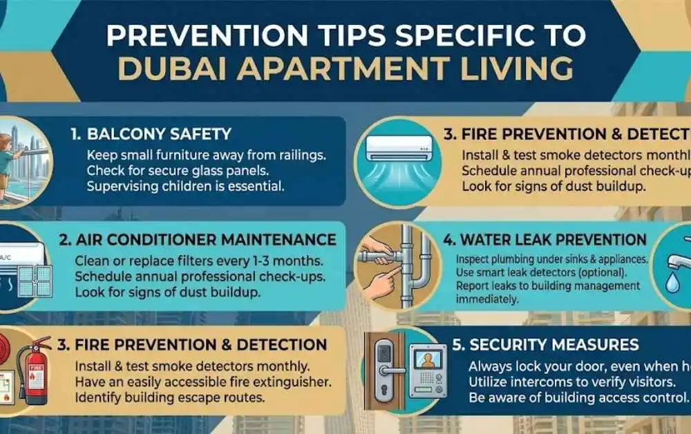 Prevention Tips Specific to Dubai Apartment Living
