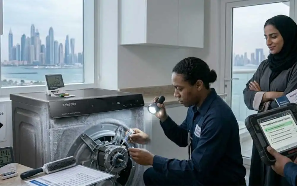 Preventive Maintenance Tips for Samsung Washers in Dubai