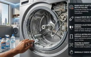 Why Washing Machine Drums Stop Spinning in Dubai's Hard Water Conditions
